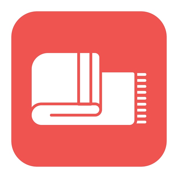 El icono del vector de la manta se puede utilizar para el conjunto de iconos de comodidad