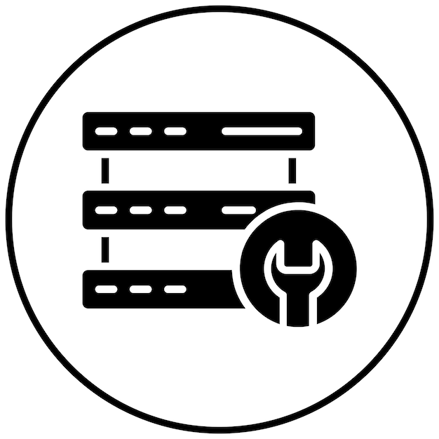 El icono del vector de mantenimiento de red se puede utilizar para el conjunto de iconos de red