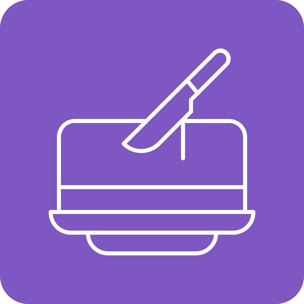 El icono del vector de la mantequilla se puede usar para el conjunto de iconos de la panadería