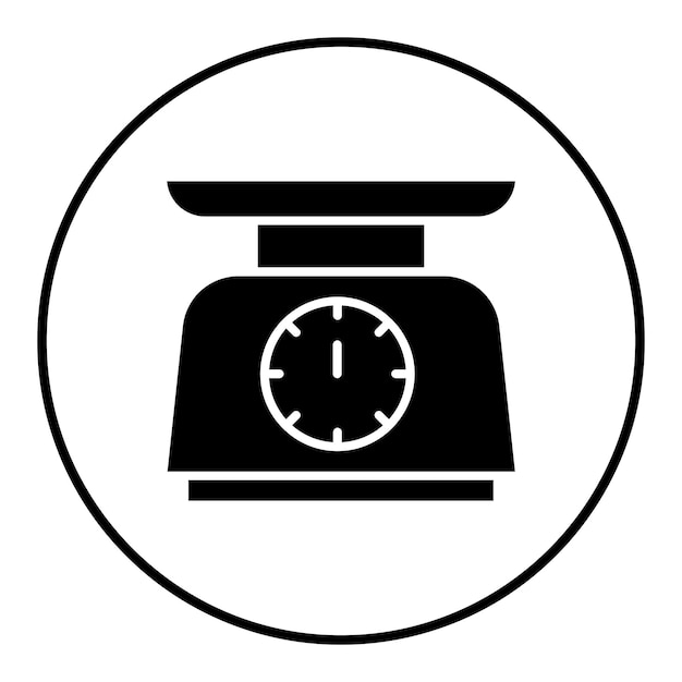 El icono del vector de la máquina de peso se puede usar para el conjunto de iconos del gimnasio