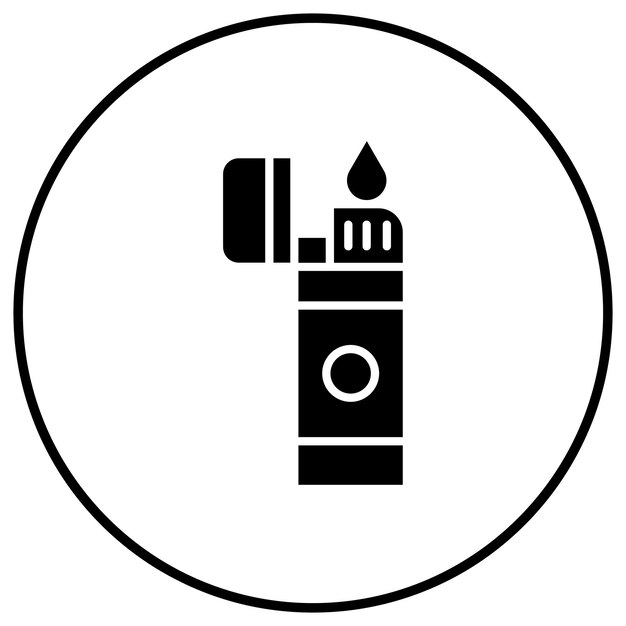 El icono de vector más ligero se puede usar para el conjunto de iconos de bomberos