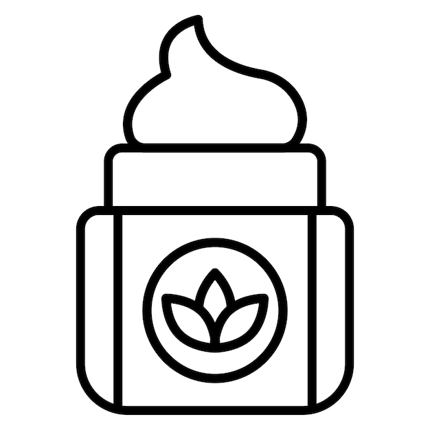 El icono del vector de masaje de hierbas se puede usar para el conjunto de iconos del spa
