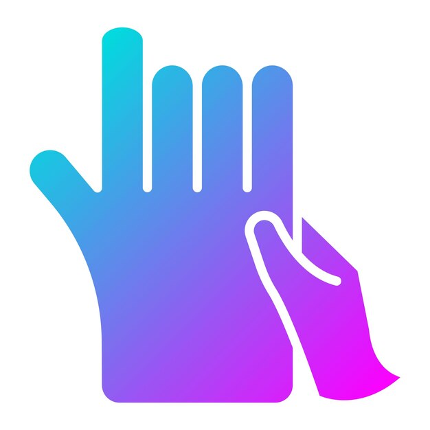 El icono del vector de masaje de la mano se puede usar para el conjunto de iconos del spa