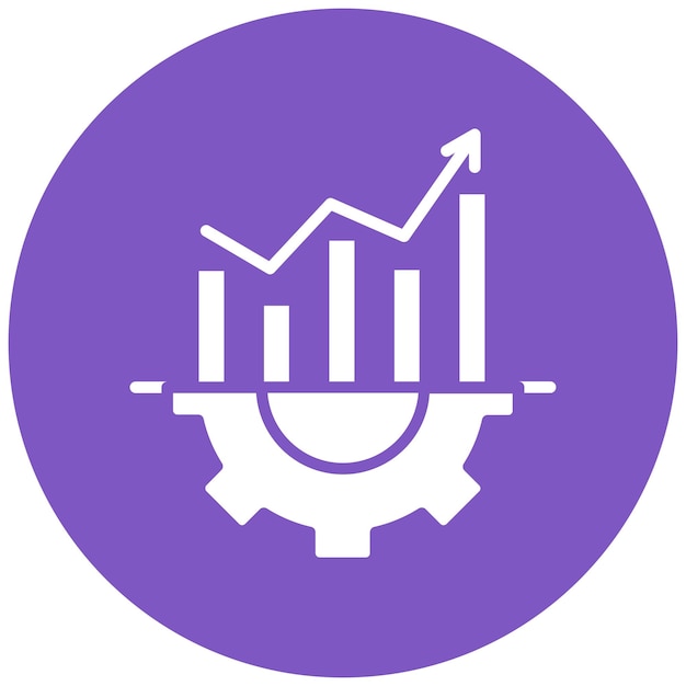 El icono del vector de medición se puede utilizar para el conjunto de iconos de Business Analytics