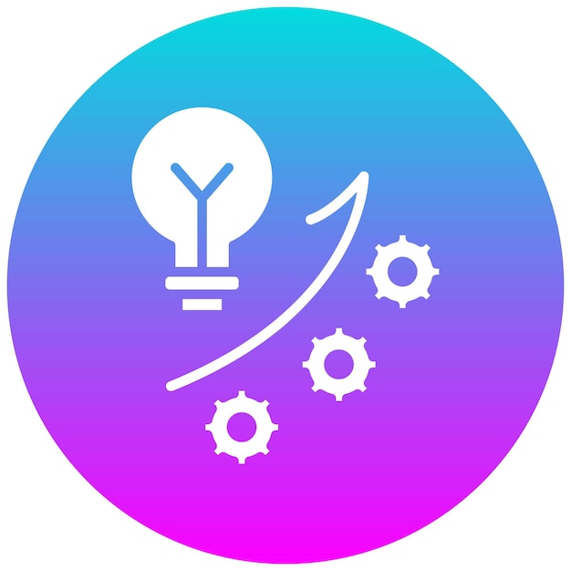 El icono del vector de mejora se puede utilizar para el conjunto de iconos de Business Analytics