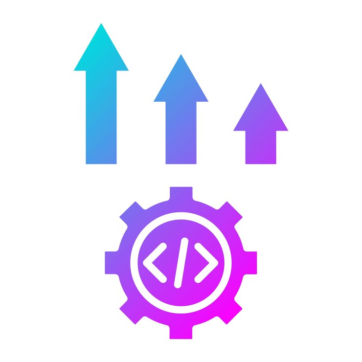 Vector el icono del vector de mejora se puede utilizar para el conjunto de iconos sin código
