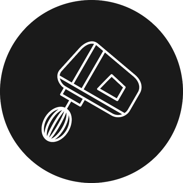 El icono del vector del mezclador se puede usar para el conjunto de iconos de Homeware