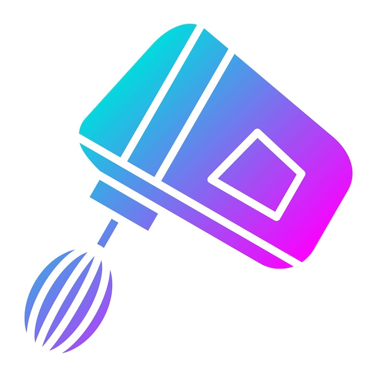 Vector el icono del vector del mezclador se puede usar para el conjunto de iconos de homeware