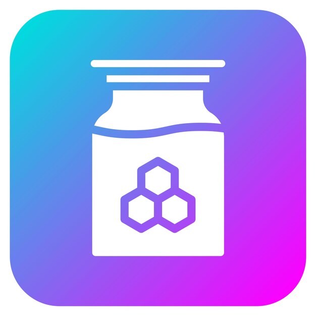 El icono del vector de miel se puede usar para el conjunto de iconos de agricultura