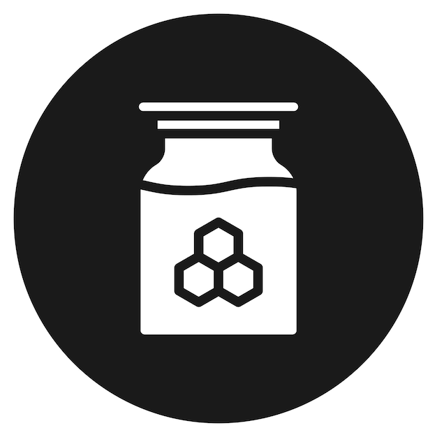 El icono del vector de miel se puede usar para el conjunto de iconos de agricultura