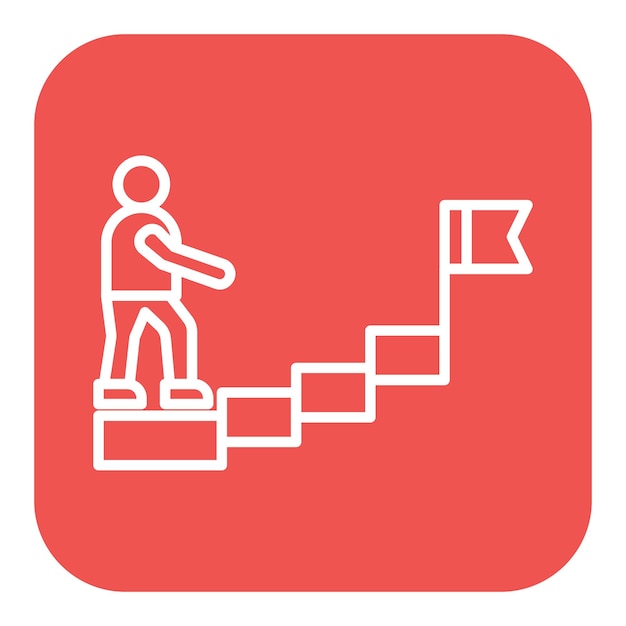 El icono del vector de la misión se puede utilizar para el conjunto de iconos de negocios basados en el hogar