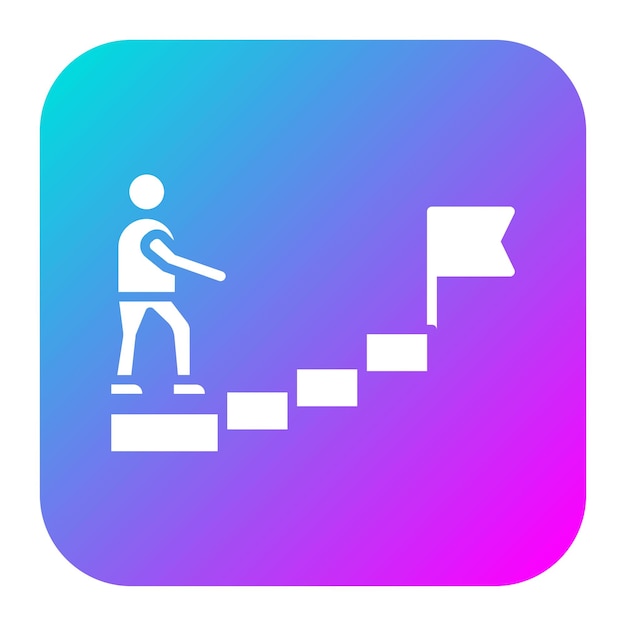 El icono del vector de la misión se puede utilizar para el conjunto de iconos de negocios basados en el hogar