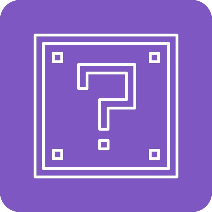 Vector el icono del vector de misterio del juego se puede usar para el conjunto de iconos del juego en línea