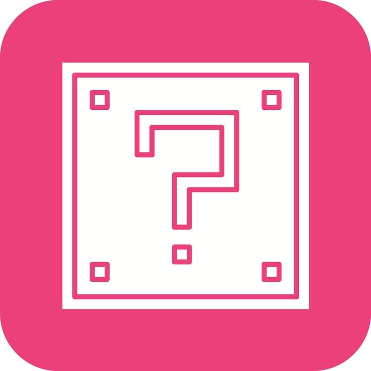 Vector el icono del vector de misterio del juego se puede usar para el conjunto de iconos del juego en línea