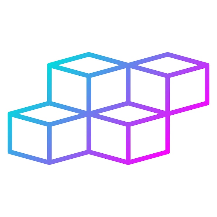 Vector el icono del vector del módulo pre-construido se puede usar para el conjunto de iconos sin código