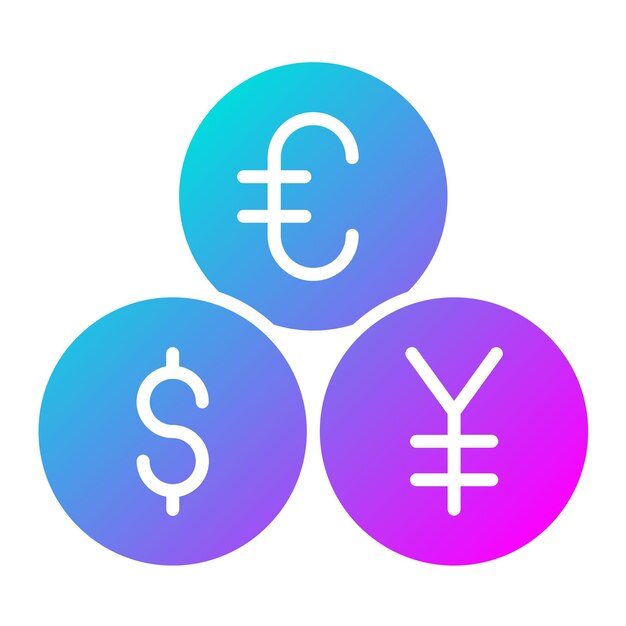 El icono del vector de moneda se puede utilizar para el conjunto de iconos de inmigración
