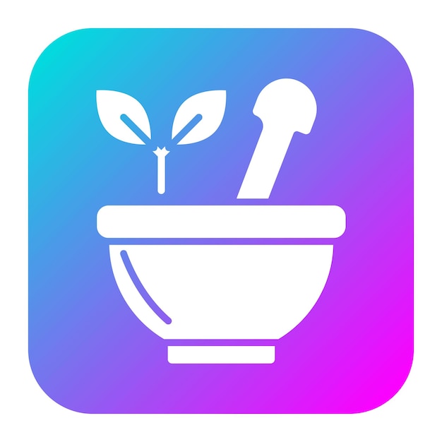 El icono del vector de mortero se puede usar para el conjunto de iconos de Spa