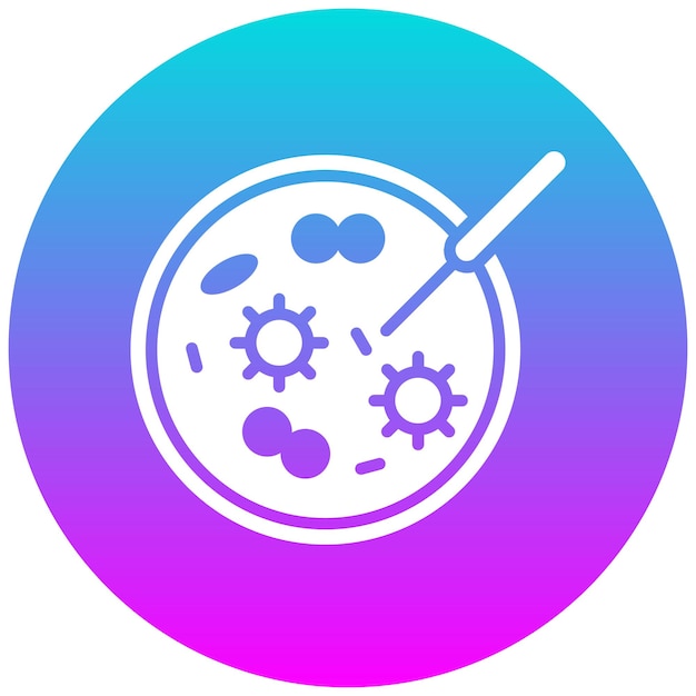 El icono del vector de muestras patógenas se puede utilizar para el conjunto de iconos de enfermedades infecciosas