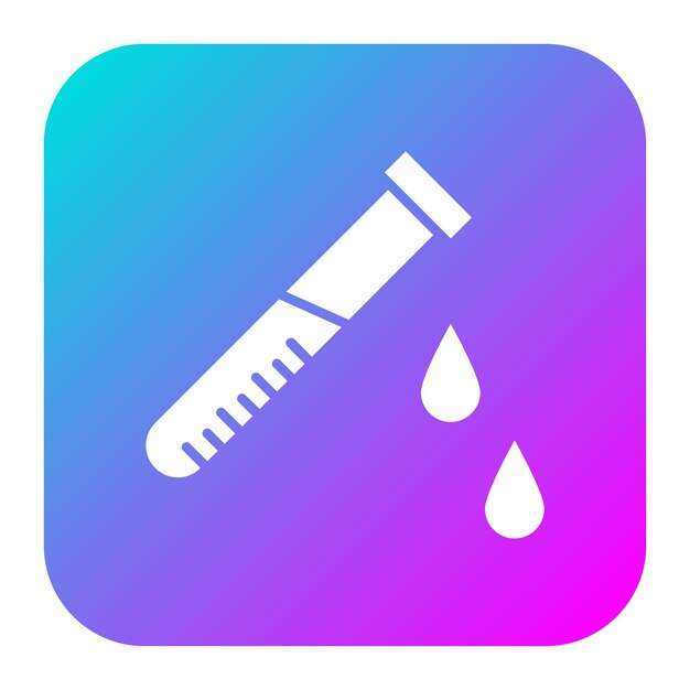 El icono del vector de muestras de sangre se puede utilizar para el conjunto de iconos de control de salud