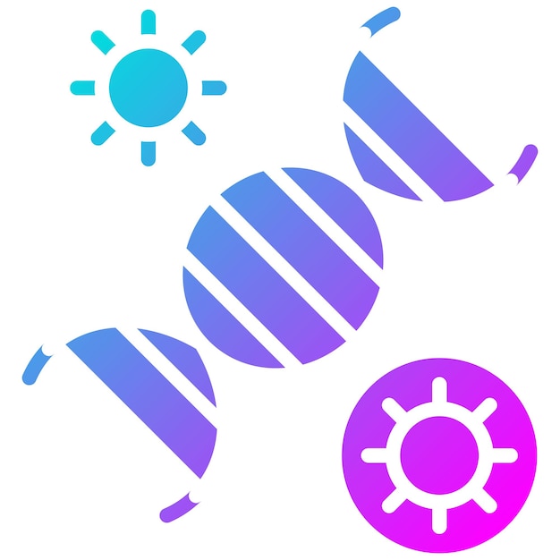 El icono del vector de mutación viral se puede usar para el conjunto de iconos de enfermedades infecciosas
