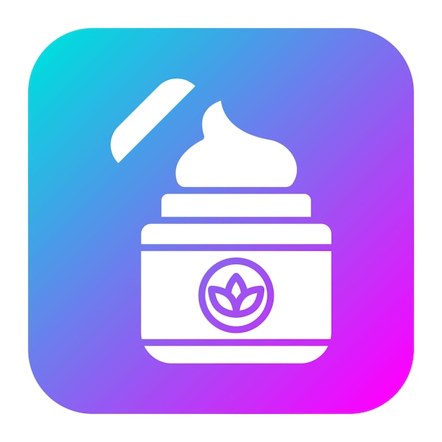 El icono de vector natural se puede utilizar para el conjunto de iconos de cuidado de la piel