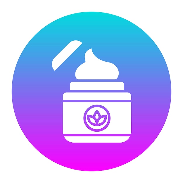 El icono de vector natural se puede utilizar para el conjunto de iconos de cuidado de la piel