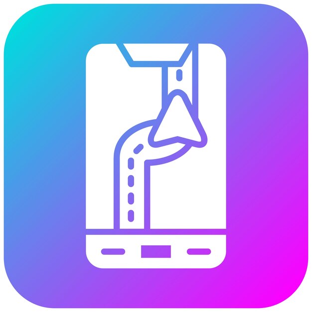 El icono del vector de navegación GPS se puede utilizar para el conjunto de iconos del mapa y la navegación