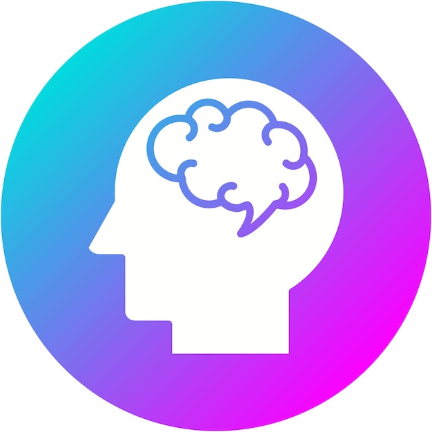 El icono del vector de neurología se puede utilizar para el conjunto de iconos de Medicina I