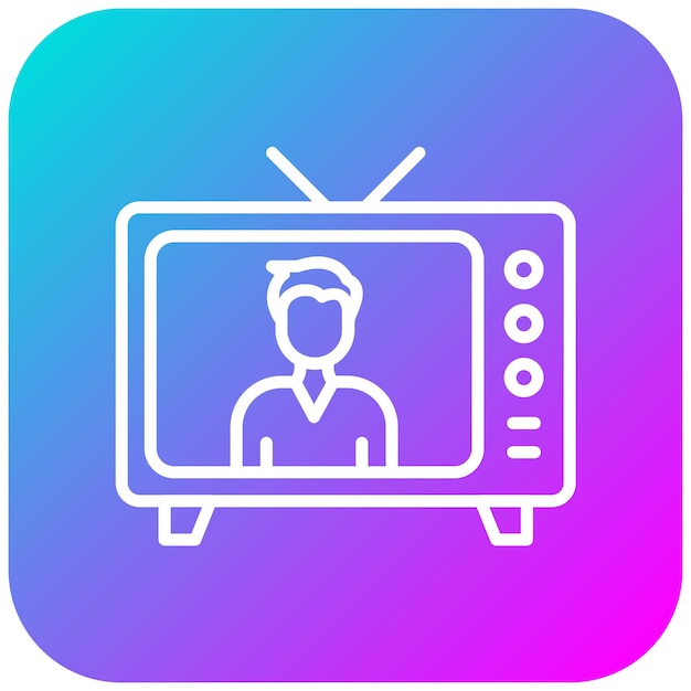 El icono del vector de noticias se puede usar para el conjunto de iconos de periodismo