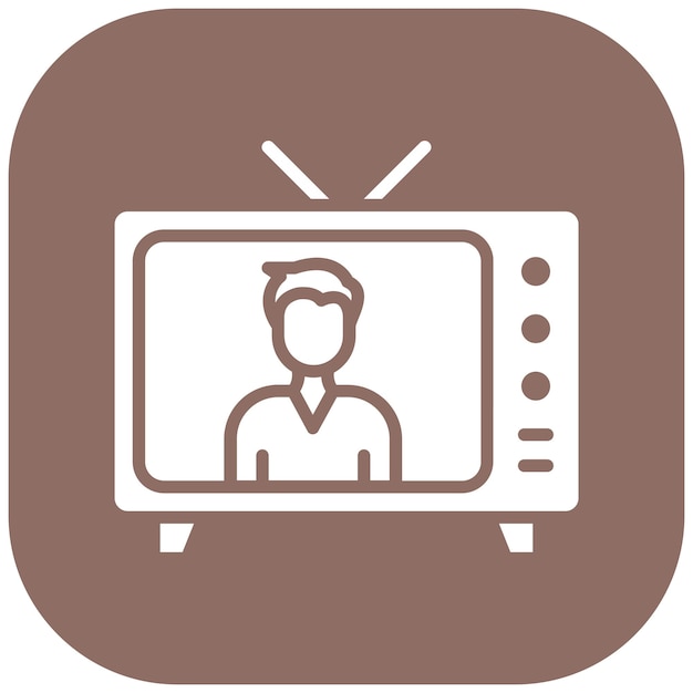 El icono del vector de noticias se puede usar para el conjunto de iconos de periodismo