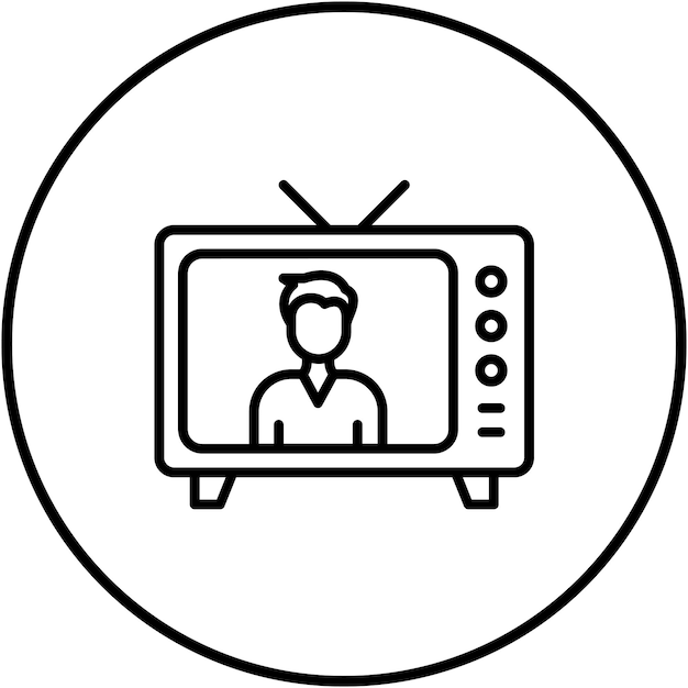 El icono del vector de noticias se puede usar para el conjunto de iconos de periodismo