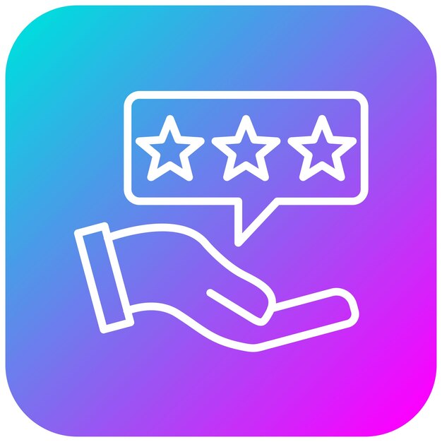 El icono del vector de notoriedad se puede utilizar para el conjunto de iconos de comunicaciones