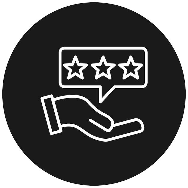 El icono del vector de notoriedad se puede utilizar para el conjunto de iconos de comunicaciones
