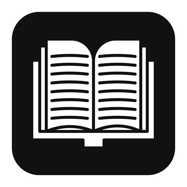 El icono del vector novedoso se puede usar para el conjunto de iconos de literatura