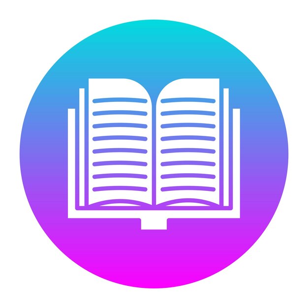 El icono del vector novedoso se puede usar para el conjunto de iconos de literatura