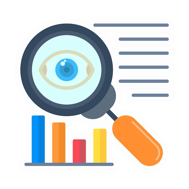 El icono del vector de observación se puede utilizar para el conjunto de iconos de análisis de datos