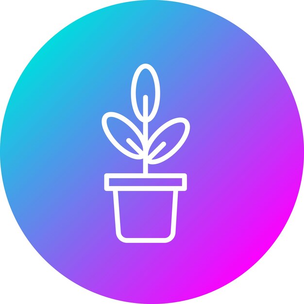 El icono del vector de la olla se puede utilizar para el conjunto de iconos interiores