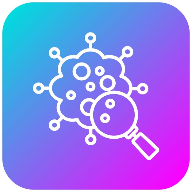 El icono del vector oncológico se puede utilizar para el conjunto de iconos de quimioterapia