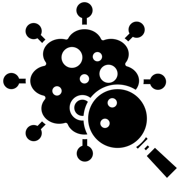 El icono del vector oncológico se puede utilizar para el conjunto de iconos de quimioterapia
