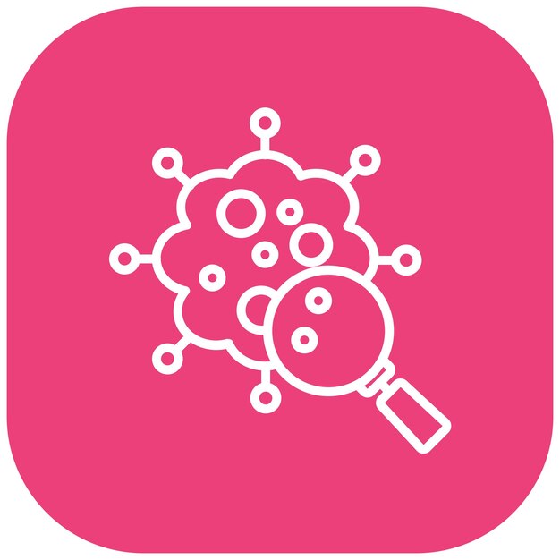 El icono del vector oncológico se puede utilizar para el conjunto de iconos de quimioterapia