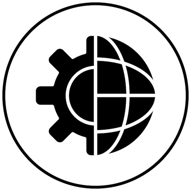 El icono del vector de optimización de red se puede utilizar para el conjunto de iconos de red