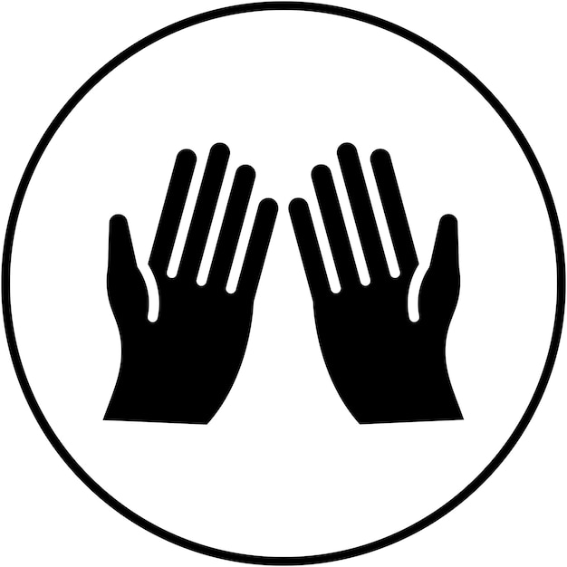 El icono del vector de oración se puede usar para el conjunto de iconos de Ramadán