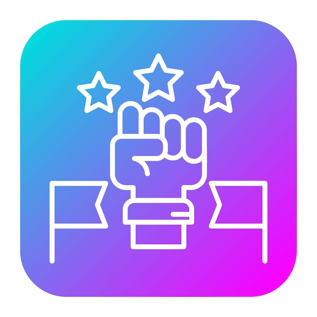 El icono del vector de orgullo se puede usar para el conjunto de iconos de negocios basados en el hogar
