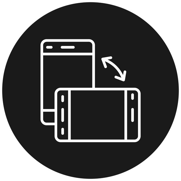 El icono del vector de orientación se puede utilizar para el conjunto de iconos de la experiencia del usuario