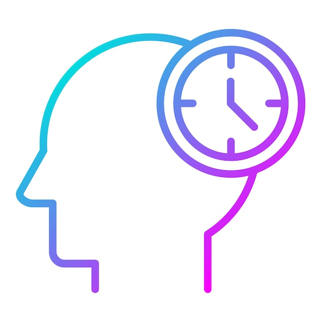 El icono del vector de paciencia se puede utilizar para el conjunto de iconos de valores básicos