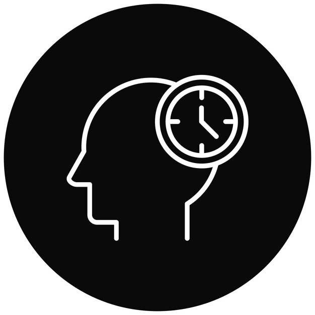 El icono del vector de paciencia se puede utilizar para el conjunto de iconos de valores básicos