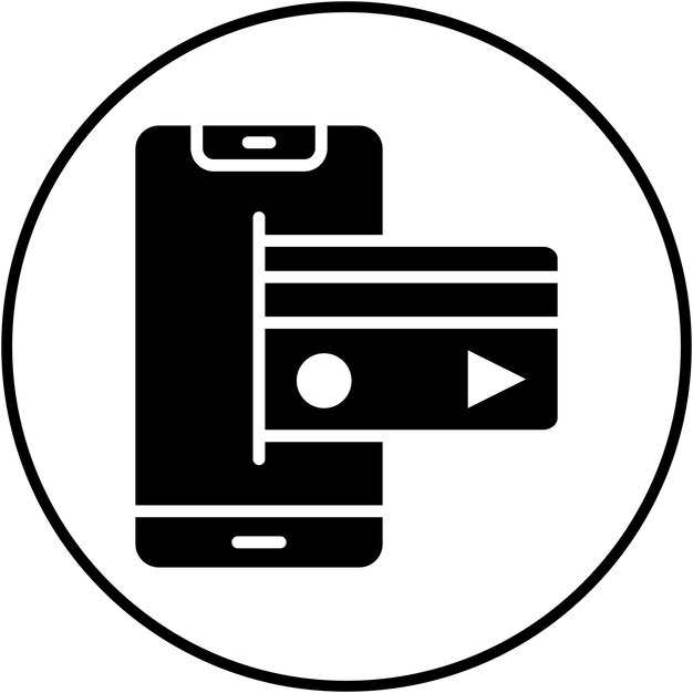 El icono del vector de pago sin efectivo se puede utilizar para el conjunto de iconos de entrega de alimentos