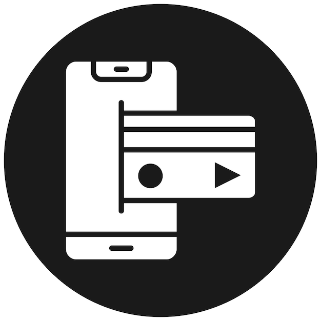 El icono del vector de pago sin efectivo se puede utilizar para el conjunto de iconos de entrega de alimentos