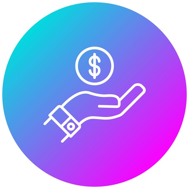 El icono del vector de pagos guardados se puede utilizar para el conjunto de iconos de comercio minorista digital