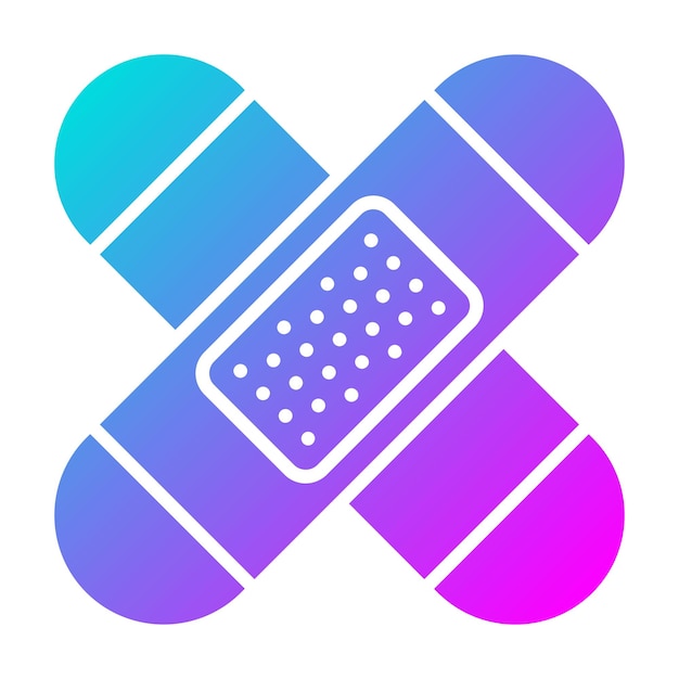 El icono del vector de parche se puede utilizar para el conjunto de iconos de costura